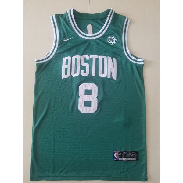 

334 basketball jerseys walker #8 fanwears s-xxl green stitched jersey, Black;white