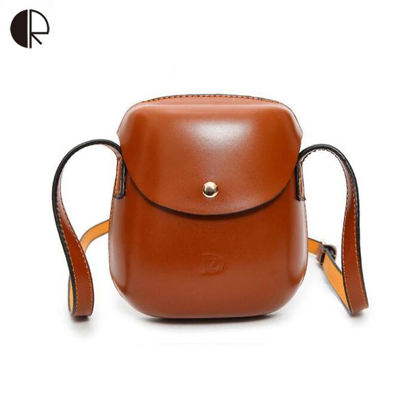 

урожай сумка женщина круговые сумки teens cute crossbody сумка 2020 женщины черный / коричневый посыльного сумки регулируемый ремень