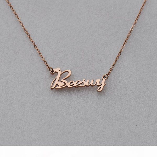 

celestina name necklace, Silver