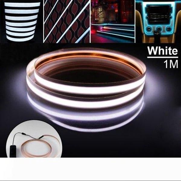 

100cm neon glow tape el cold light rgb stirp flexible rope battery dc3v 5v usb 12v car kit flashing warnning lights