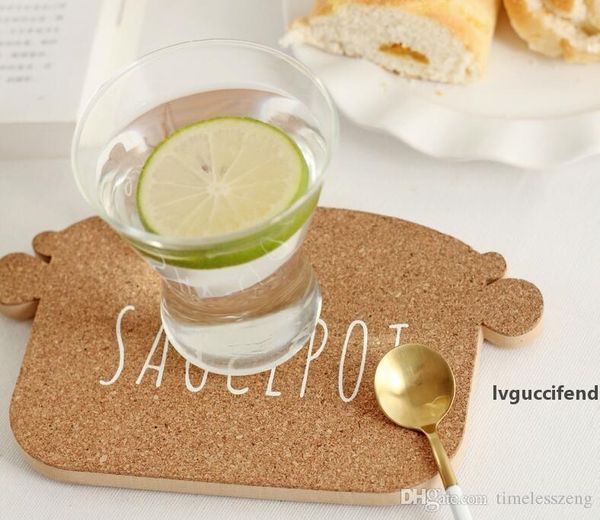 

heat resistant wood round shape saucepot cork coaster tea drink wine coffee cup mat pad table decoration