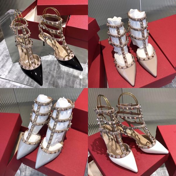 

nan jiu mountain summer women's high heels rhinestone high heel sandals pointy fashion plus size women's shoes fashion sandals #84, Black
