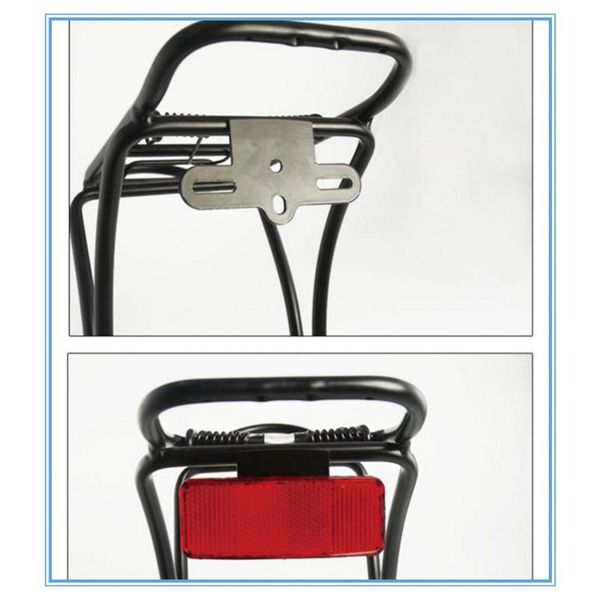 

bike lights 2021 bicycle rack tail safety caution warning reflector disc panier rear reflective mtb accessories