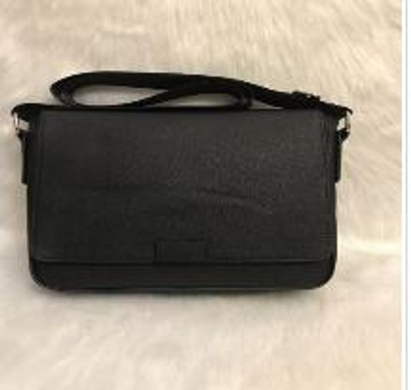 

2020 new classic fashion men's black plaid postman bag straddle bag book with dust bag delivery #l122v223