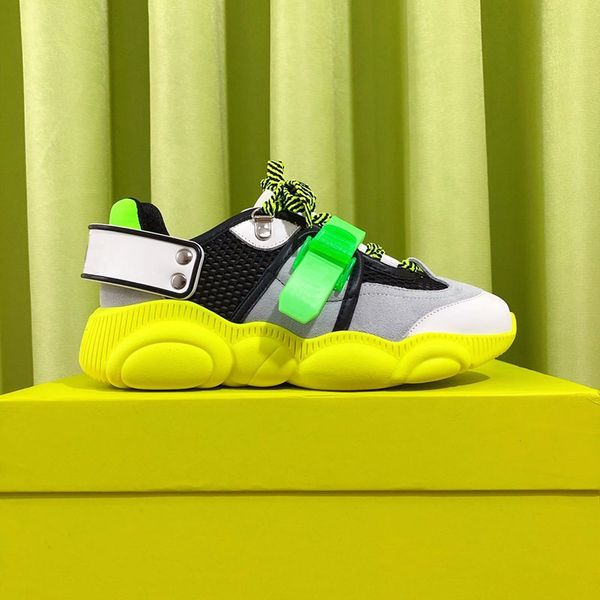 

latest arrive women cute bear luxury fashion shoes brand sneakers size 35-40 different trends, Black