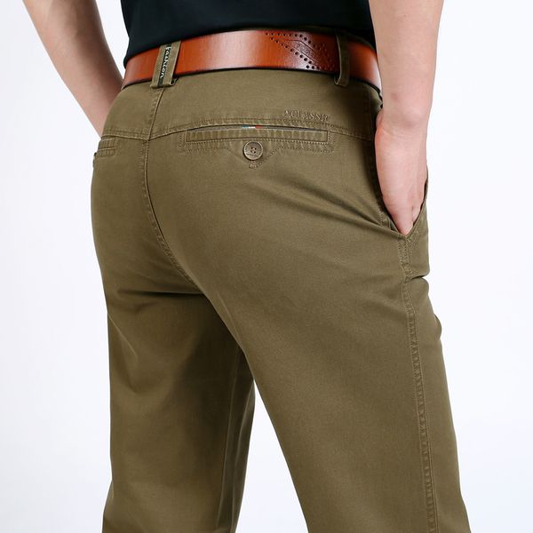 

men's pants icpans denim mens casual pockets cotton cargo men black army male trousers autumn pantalon homme big size 40 42 44