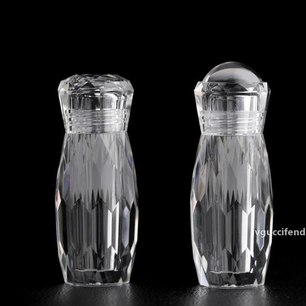 

5ml clear acrylic cosmetic jars travel size cream bottle face hand lotion dispenser jar diamond shape