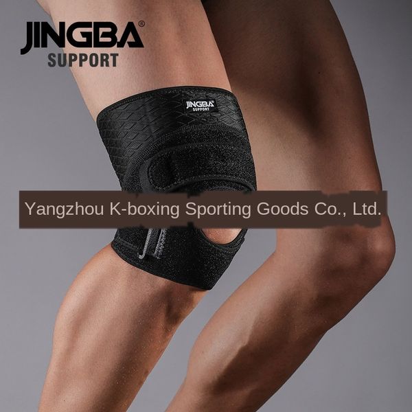 

bxgu4 jingba support knee pads pressure shock absorption knee pads basketball riding mountaineering sports sports fitness protection protect, Black;gray