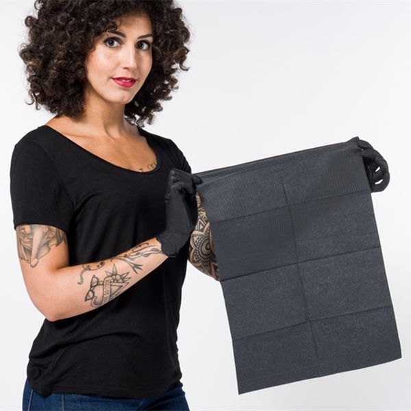 

125counts dental bibs barrier sheets 3 ply 5 colors disposabe waterproof protects consumables cleaning table mats for tattoo nails