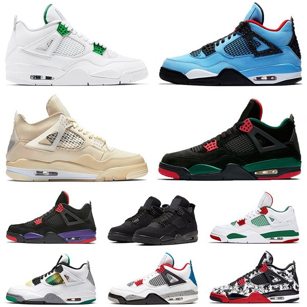 

retro white off sail 4 mens basketball shoes pizzeria black jumpman 4s black cat tattoo fashion women trainers size us 13