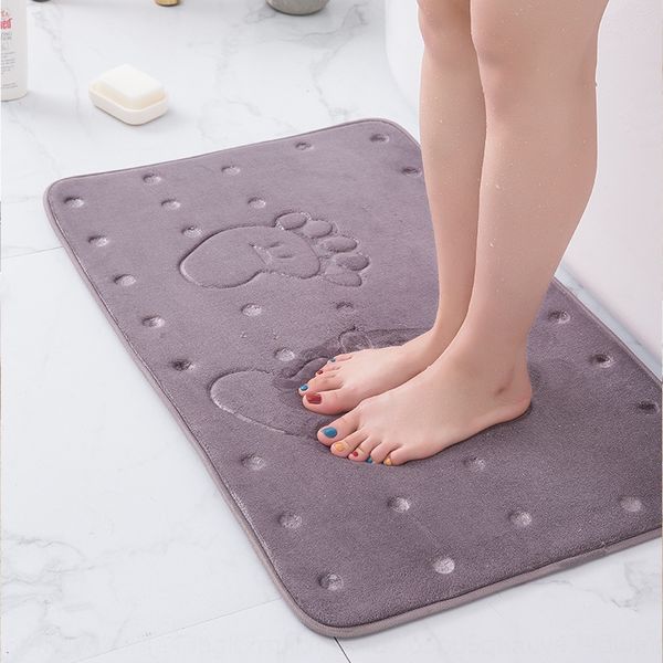 

coral velvet non-slip non-slip kitchen cartoon door foot slow rebound toilet mat bathroom water absorbing anti-skid mat