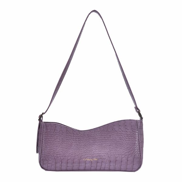 

lady solid color crocodile grain bags women elegant messenger shoulder bag small flaps 4 colors