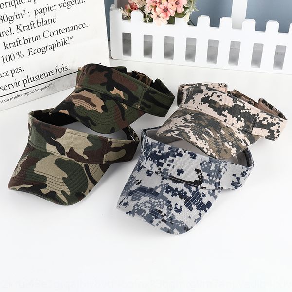 

camouflage sunshade empty hat bicycle baseball summer outdoor men and women couple baseball cap sun hat climbing cycling cap travel, Blue;gray