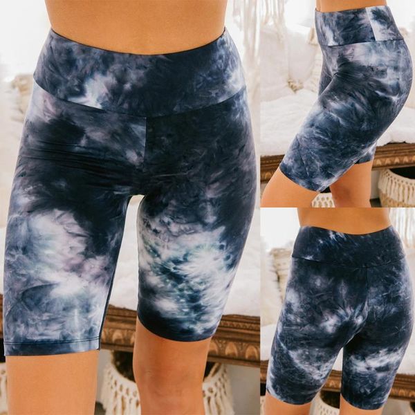 

2020 high waist show thin women summer shorts female tie dye fashion streetwear bottoms skinny bodycon women casual shorts, White;black