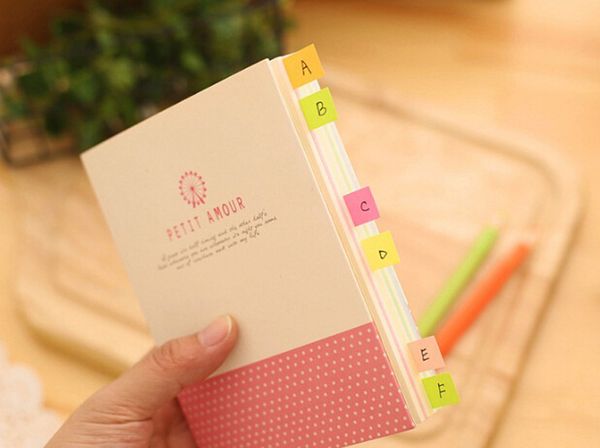 

kraft simple leather note sticky notes school supplies cute stationery for gifts