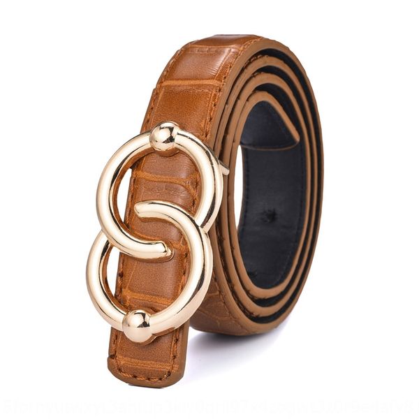 

boys and girls cross pattern smooth buckle business formal wear youth belt korean panty panty style children's boys' pants belt, Black