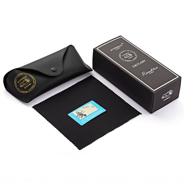 

four-piece box four-piece sun set lexton renekton exclusive sun glasses sunglasses packaging leather box packaging, Blue