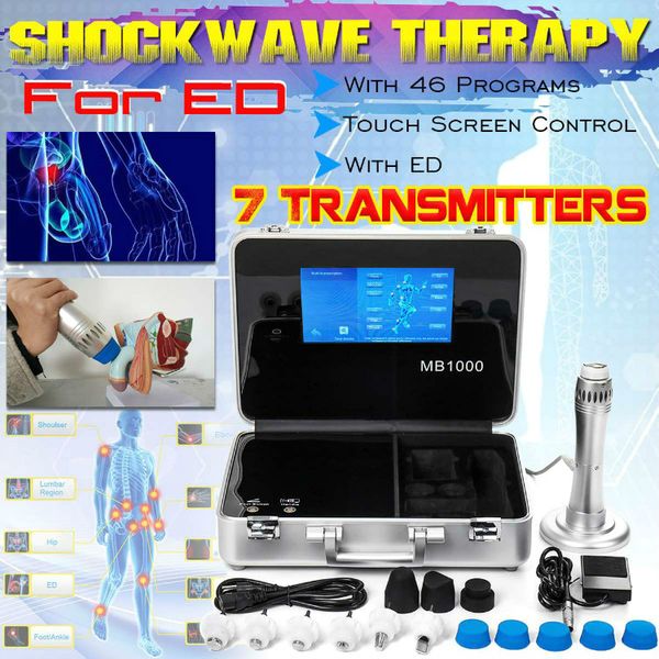 

portable shockwave physical therapy back waist joint pain relief medical equipment for soft tissue treatment