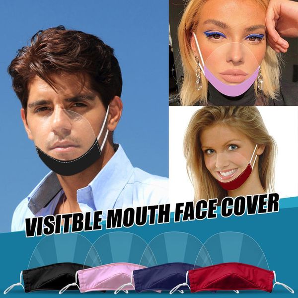 

mini shield washable reusable comfortable mask transparent visual mask