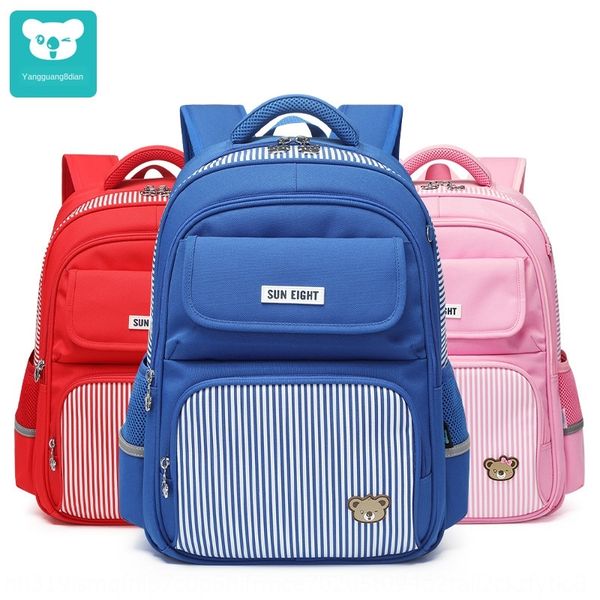 

pupil new men's and women's backpack korean children's shoulder school schoolbag print bag