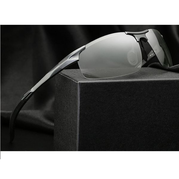 

металлический каркас поляризованные очки 3 цвета black / silver / brown uv400 вождения очки для мужчин, White;black