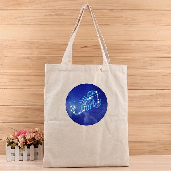

creative constellation pattern fashion girls and women casual canvas tote bags suit for shopping,gift,wedding, birthday or anything else