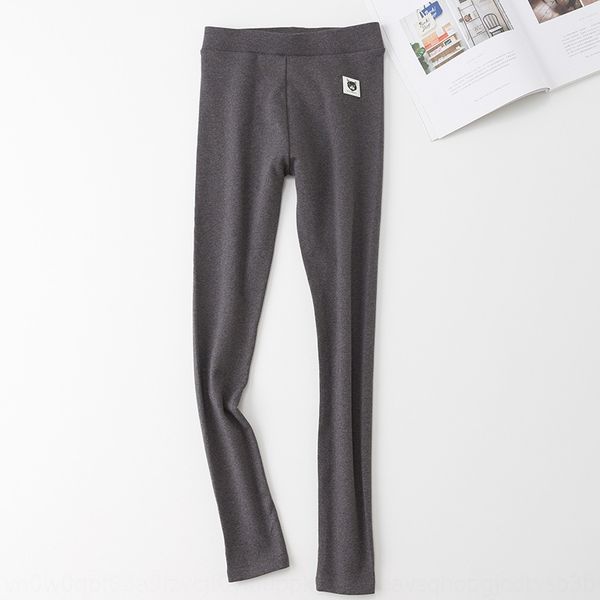 

2020 осень новых корейского стиля черного кот мода хлопок леггинсы тонкие узкие брюки плотно pantsslim высокая упругая внешний износ лодыжка, Black