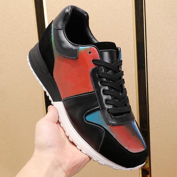 

drop ship men 's shoes autumn and winter fashion brands design vintage shoes low plus size lace -up breathable men shoes with orig, Black