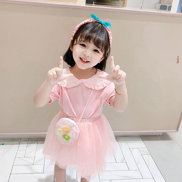 

jsvwx 2020 summer girl's clothing women's clothing fashio 2020 women's fashion huzhou zhili dress two-piece set baby's d