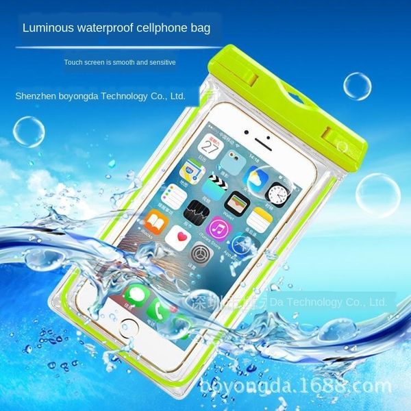 

fluorescent for8 luminous mobile mobile waterproof phone bag transparent phone waterproof bag