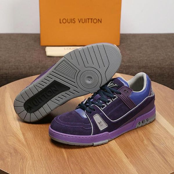 

новые мужчины обувь casual luxury leather большой размер повседневный chaussures pour hommes с origin box мода мужская обувь footwears zapat, Black