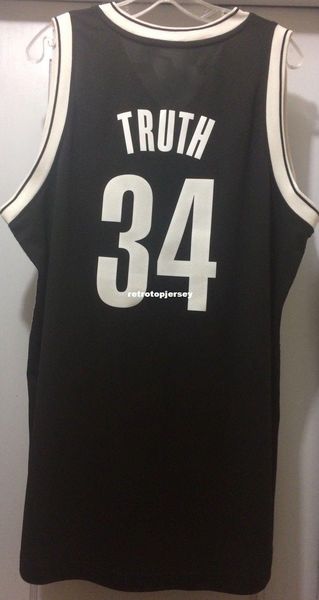 

wholesale paul pierce #34 the truth jersey mens black ad new jersey t-shirt vest stitched basketball jerseys ncaa, Gray
