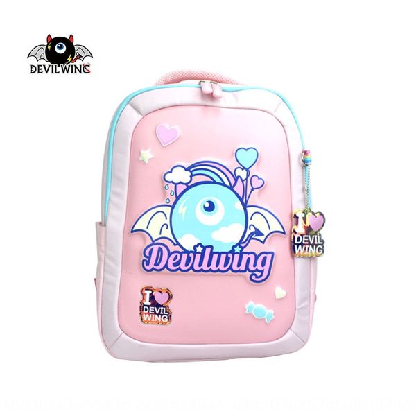 

2019 new korean devilwing little devil children's er tong bao er tong bao bag pupil light waterproof children's bag