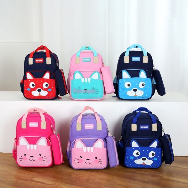 

schoolbag pupil light female children male kindergarten ridge burden bag backpack reduction grade year 12 backpack