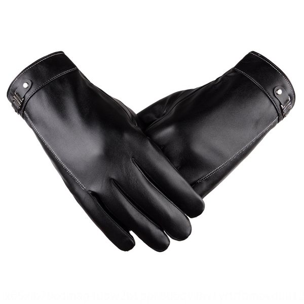

c792l сенсорном экране мужской зимой мыть кожаные утепленные glovesgloves и gloveswarm флис утолщенной корейский моды на открытом воздухе пе, Black