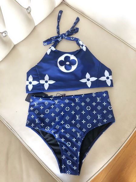 

2020 wholesale-wrapped chest women bikini swim wear red high waist bathing suit brand designer bikini swimsuit for party 2 piece set, White;black