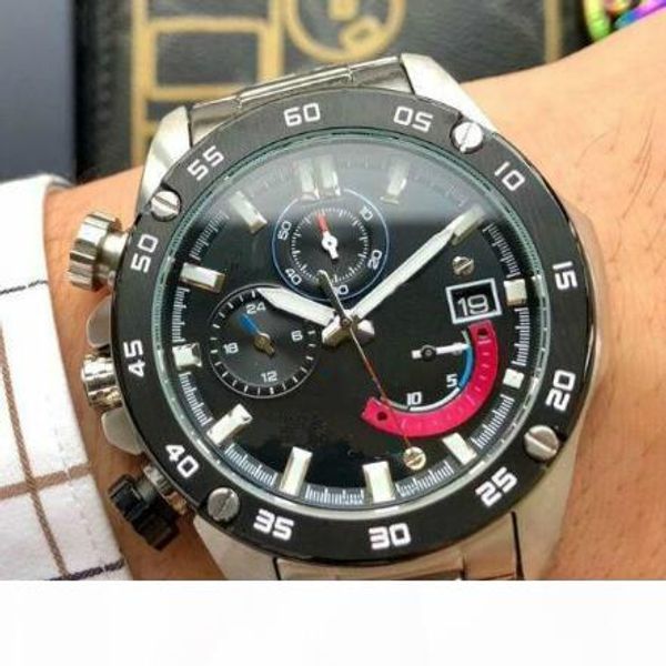 

erp-588 luxury watches for men sports watches erp-588 mens wirtwatches quartz multifunctional watches for mans gift, Slivery;brown