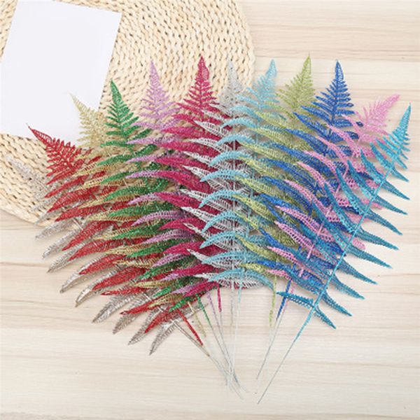 

christmas tree decoration leaves fashion glitter hollow leaves christmas party wedding decoration supplies