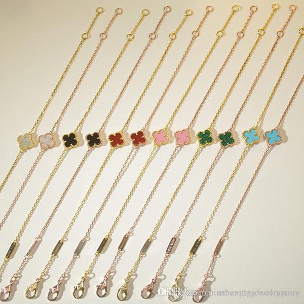 

new arrival mini flower pendant bracelet with nature stone for women wedding gift jewelry gift f, Golden;silver