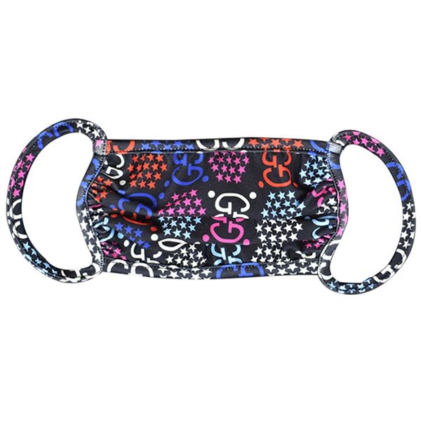 

fashion cartoon pattern solid black cotton face mask cute 3d print half face mouth muffle masks party masks outdoor cycling mask#694, Blue;pink