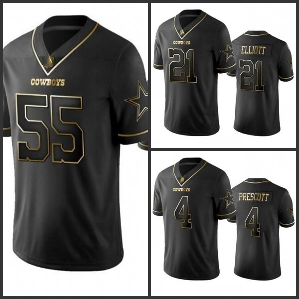 

dallas cowboys men #4 dak prescott 21 ezekiel elliott black gold women youth stitched nfl vapor untouchable limited jersey