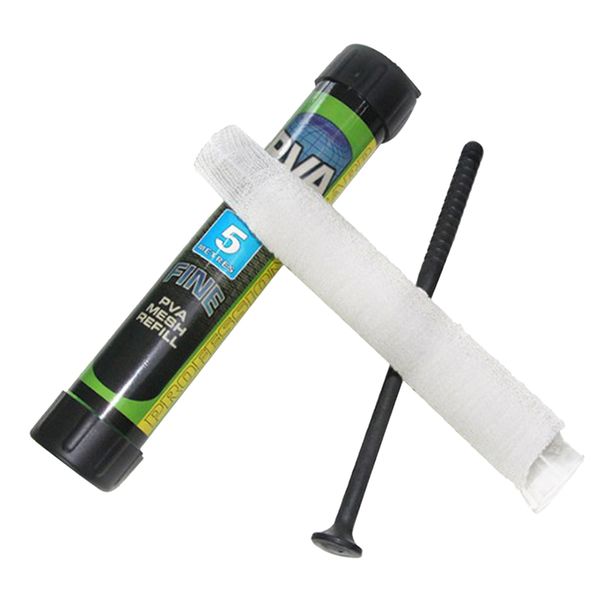 

5 meter pva mesh bait bags carp fishing mesh refill stocking for boilie rig carp fishing accessory tools 18/25/37/44mm