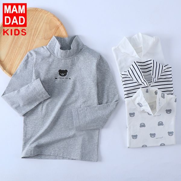 

76lbm pullover half-high collar pullover clohing ong xu base male and female baby base shirt children's clothing children's t-shir, Blue