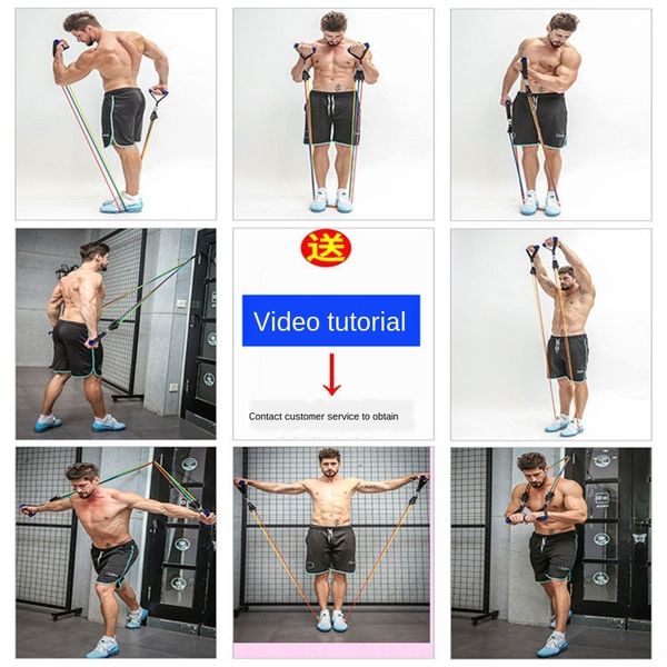 

qkdhe stretch натяжение троса простирания нагрудного ремня натяжение расширения устройство грудь тренировка мышц для мужчин тянуть оборудова