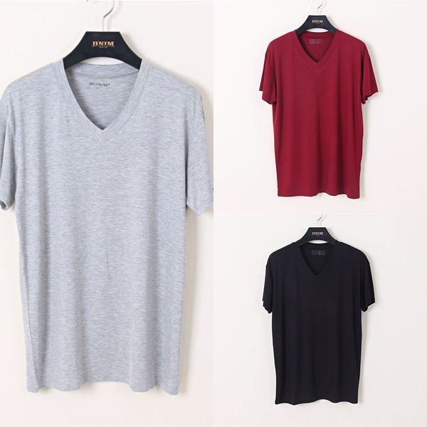 

summer men's modal t-shirt pajamas pajamas thin short t-shirt cotton loose green middle-aged men's clothing, Black;brown