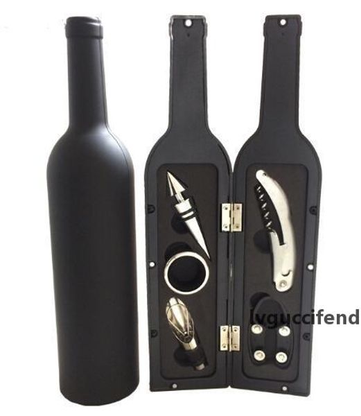 

2019 new creative high-end multi-function wine bottle opener customized simple stainless steel wine bottle opener