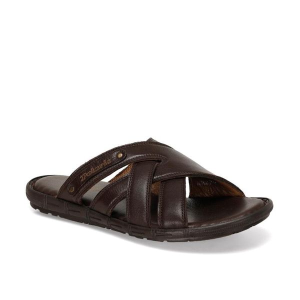 

flo 81.156855.m brown mens slippers polaris, Black