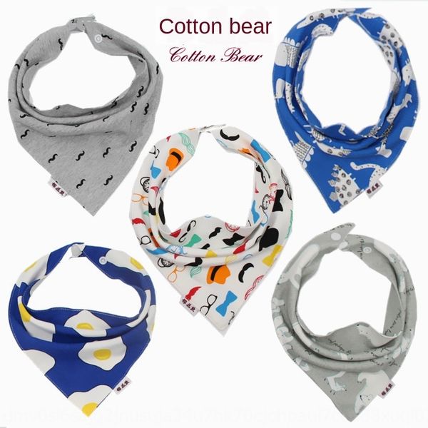 

oem cotton cotton maternal and infant products triangle saliva baby saliva towel triangle towel