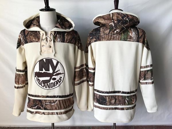 

2019 new new york islanders old time hockey jerseys camo custom hoodie pullover sweatshirts sport winter custom s-4xl, Black;red