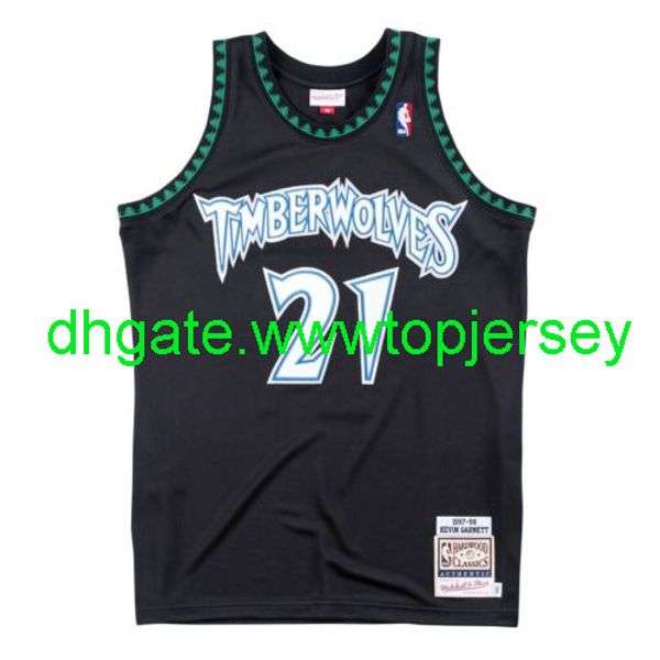 

kevin garnett mitchell & ness 1997-98 jersey throwbacks vest stitched basketball jerseys, Gray